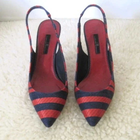 Authentic Carolina Herrera Insignia Sling Back Pumps - Picture 2 of 10